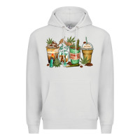Dove Grey highly caffeinated coffee cups Premium Hoodie - Zillion Design Studio