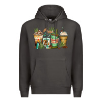 Smoke highly caffeinated coffee cups Premium Hoodie - Zillion Design Studio