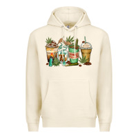 Tofu highly caffeinated coffee cups Premium Hoodie - Zillion Design Studio