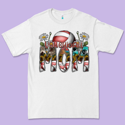 Volleyball Mom Premium Tee Designed By Sublimationcraftshop