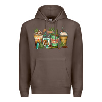 Coffee highly caffeinated coffee cups Premium Hoodie - Zillion Design Studio