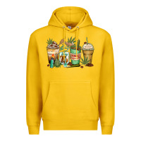 Lemon highly caffeinated coffee cups Premium Hoodie - Zillion Design Studio