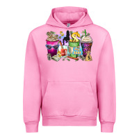 Fuchsia Pink boss babe coffee cups Urban Hoodie - Zillion Design Studio