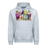 Heather Grey boss babe coffee cups Urban Hoodie - Zillion Design Studio