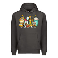Smoke school bus coffee cups Premium Hoodie - Zillion Design Studio