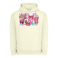 Pigment Pistachio princess coffee cups Urban Hoodie - Zillion Design Studio