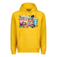 Lemon small business coffee cups Premium Hoodie - Zillion Design Studio