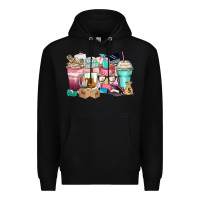 Black small business coffee cups Premium Hoodie - Zillion Design Studio