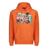 Carrot small business coffee cups Premium Hoodie - Zillion Design Studio
