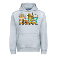 School Bus Coffee Cups Urban Hoodie | Teevron