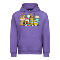 Tulip school bus coffee cups Urban Hoodie - Zillion Design Studio