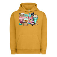 Pigment Peanut Butter small business coffee cups Urban Hoodie - Zillion Design Studio