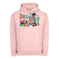 Pigment Salmon small business coffee cups Urban Hoodie - Zillion Design Studio