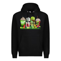 Black tennis coffee cups Premium Hoodie - Zillion Design Studio