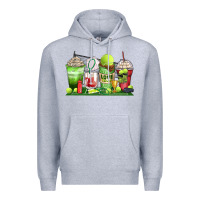 Heather Grey tennis coffee cups Premium Hoodie - Zillion Design Studio