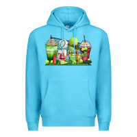Ocean Blue tennis coffee cups Premium Hoodie - Zillion Design Studio