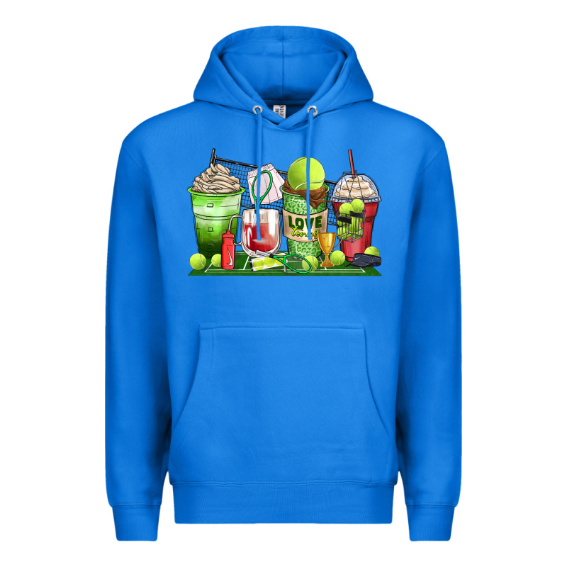 Tennis Coffee Cups Premium Hoodie by Zillion Design Studio | Teevron