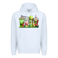 White tennis coffee cups Premium Hoodie - Zillion Design Studio