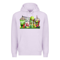 Lilac tennis coffee cups Premium Hoodie - Zillion Design Studio