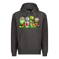 Smoke tennis coffee cups Premium Hoodie - Zillion Design Studio