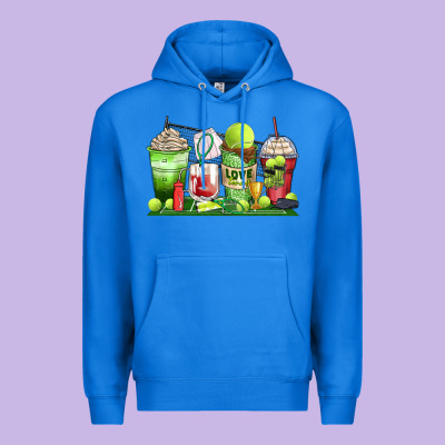 Tennis Coffee Cups Premium Hoodie Designed By Zillion Design Studio