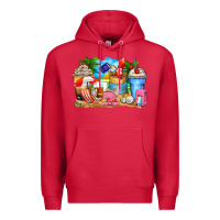 Cardinal travel coffee cups Premium Hoodie - Zillion Design Studio
