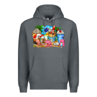 Rock travel coffee cups Premium Hoodie - Zillion Design Studio