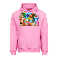 Fuchsia Pink travel coffee cups Urban Hoodie - Zillion Design Studio