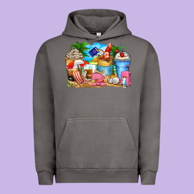 Travel Coffee Cups Urban Hoodie Designed By Zillion Design Studio