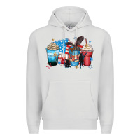 Dove Grey usa coffee cups Premium Hoodie - Zillion Design Studio