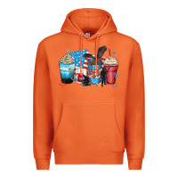 Carrot usa coffee cups Premium Hoodie - Zillion Design Studio
