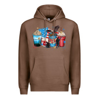 Chestnut usa coffee cups Premium Hoodie - Zillion Design Studio