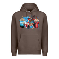 Coffee usa coffee cups Premium Hoodie - Zillion Design Studio