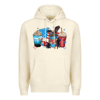 Sandshell usa coffee cups Premium Hoodie - Zillion Design Studio