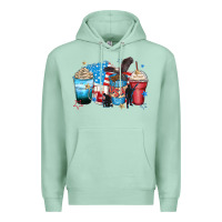 Seafoam usa coffee cups Premium Hoodie - Zillion Design Studio