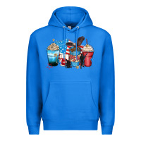 True Royal usa coffee cups Premium Hoodie - Zillion Design Studio