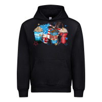 Black usa coffee cups Urban Hoodie - Zillion Design Studio