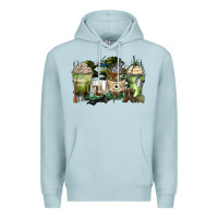 Blue Mist veteran coffee cups Premium Hoodie - Zillion Design Studio