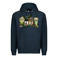 Navy veteran coffee cups Premium Hoodie - Zillion Design Studio