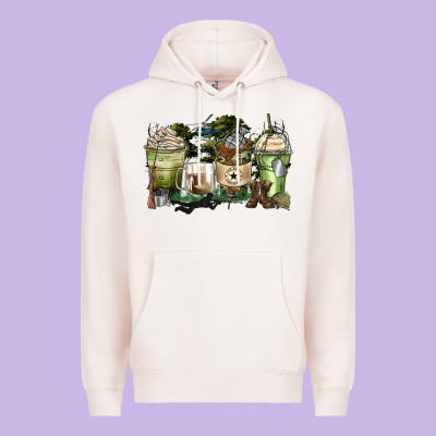 Veteran Coffee Cups Premium Hoodie Designed By Zillion Design Studio