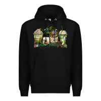 Black veteran coffee cups Premium Hoodie - Zillion Design Studio