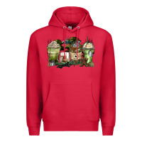Cardinal veteran coffee cups Premium Hoodie - Zillion Design Studio
