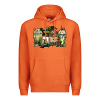 Carrot veteran coffee cups Premium Hoodie - Zillion Design Studio