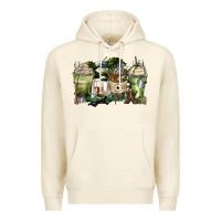 Sandshell veteran coffee cups Premium Hoodie - Zillion Design Studio