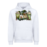 White veteran coffee cups Urban Hoodie - Zillion Design Studio