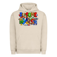 Pigment French Oak ausome autism nurse Urban Hoodie - Zillion Design Studio