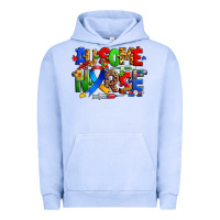 Pigment Grape Ice ausome autism nurse Urban Hoodie - Zillion Design Studio