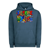 Pigment Midnight Navy ausome autism nurse Urban Hoodie - Zillion Design Studio