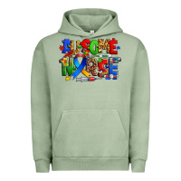 Pigment Oil Green ausome autism nurse Urban Hoodie - Zillion Design Studio