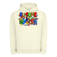 Pigment Pistachio ausome autism nurse Urban Hoodie - Zillion Design Studio
